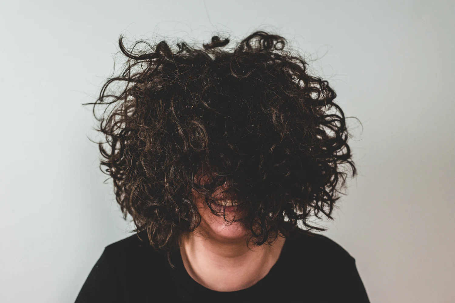 Big, curly, frizzy hair