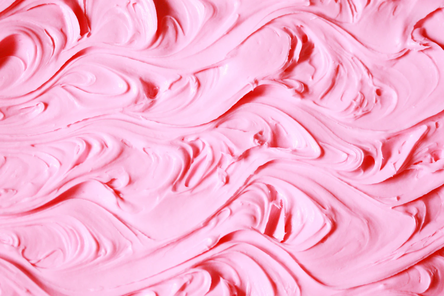 Smears of cream and gel textures side by side