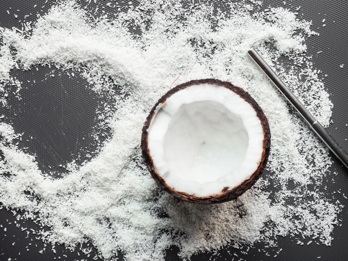 Fresh coconut — the base of Chatuchak's famous coconut ice cream